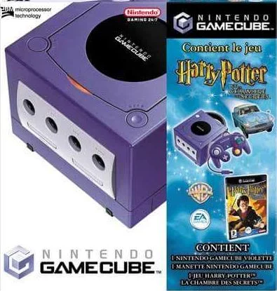  Nintendo GameCube Harry Potter Chamber of Secrets Console