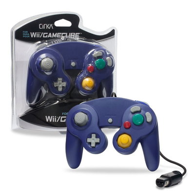 Nintendo Gamecube CiRKA Controller for Wii/GameCube (Indigo)