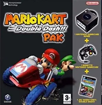 Nintendo GameCube Mario Kart Double Dash Black Bundle