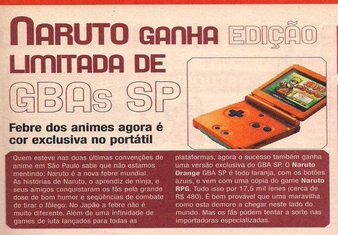 Amazon.com: Nintendo Game Boy Advance Sp Naruto Orange Color