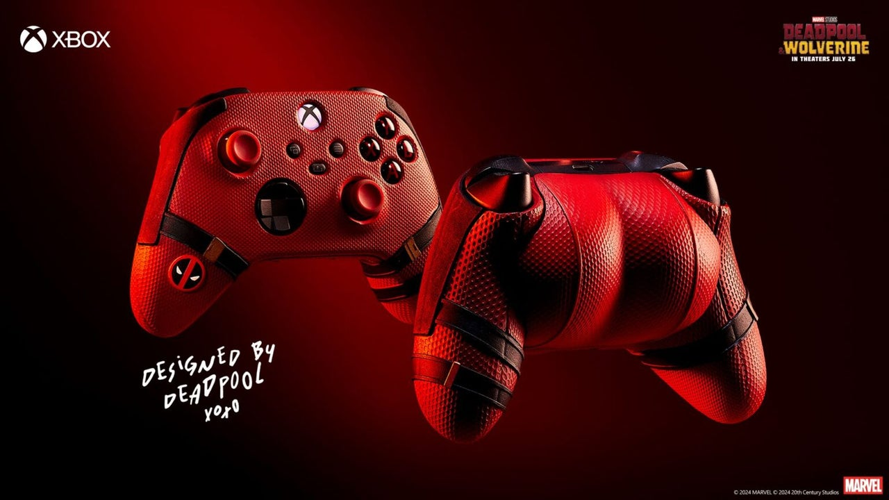  Microsoft Xbox Series X Deadpool &quot;Cheeky&quot; Controller