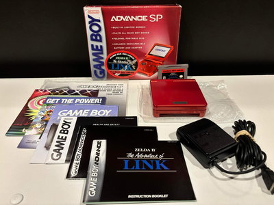 Nintendo Game Boy Advance SP  Zelda II The adventure of Link bundle