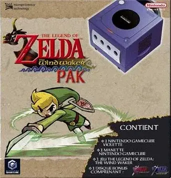 Nintendo GameCube Zelda Windwaker Indigo Bundle