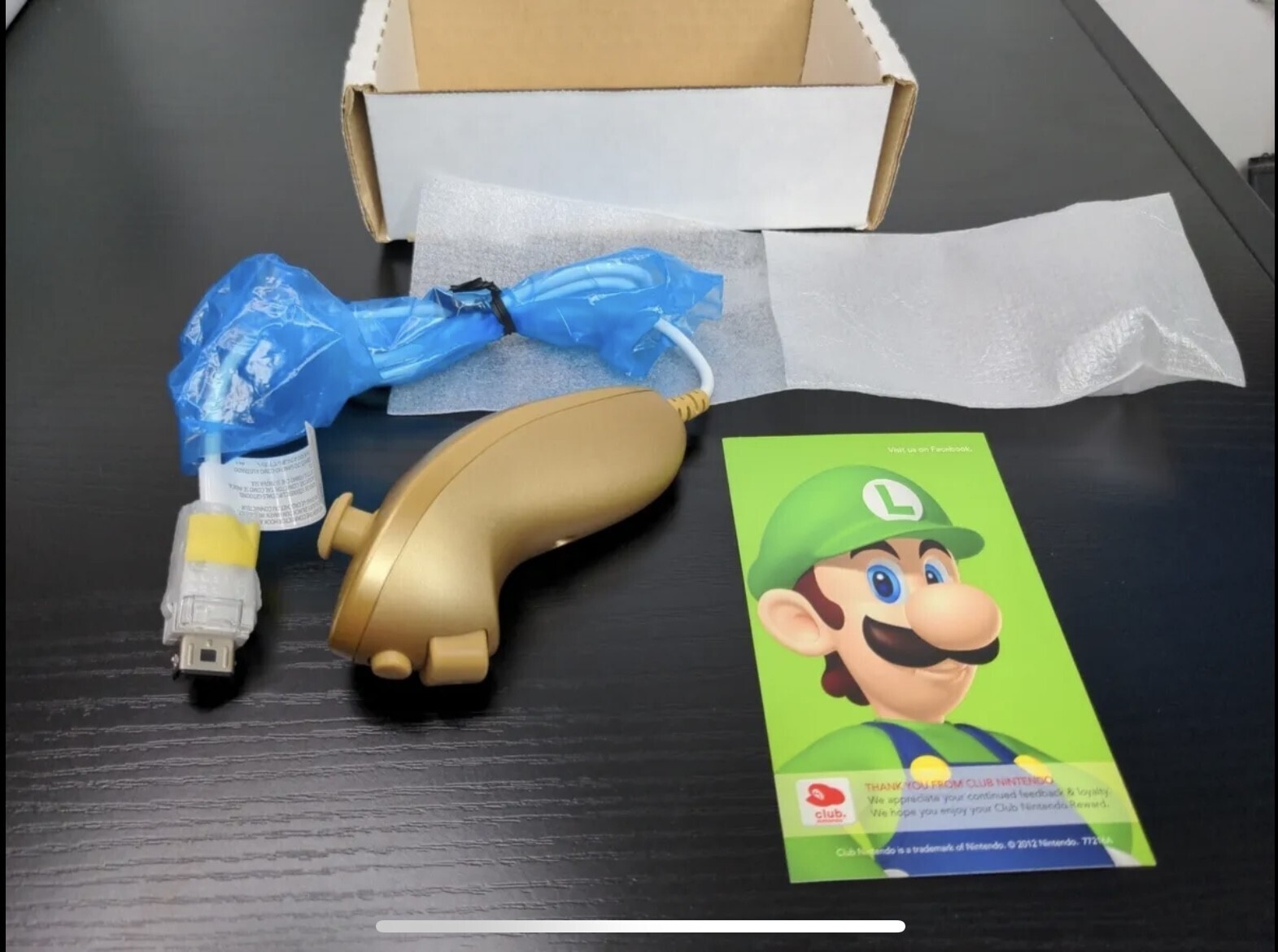  Nintendo Wii Golden Nunchuck [NA]