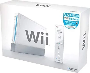  Nintendo Wii White Console + Wii Sports [NA]