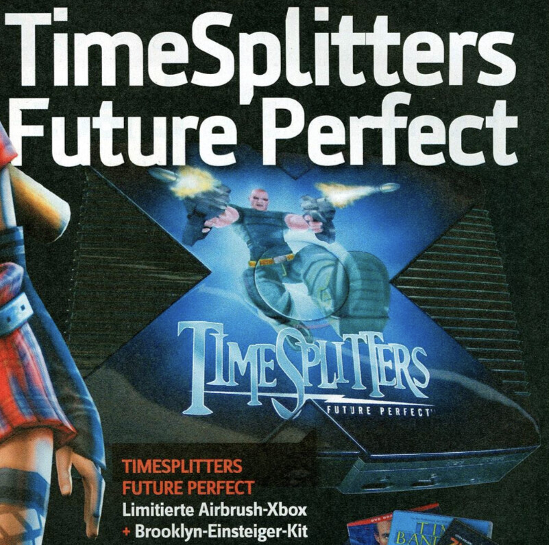  Microsoft Xbox TimeSplitters Future Perfect Console