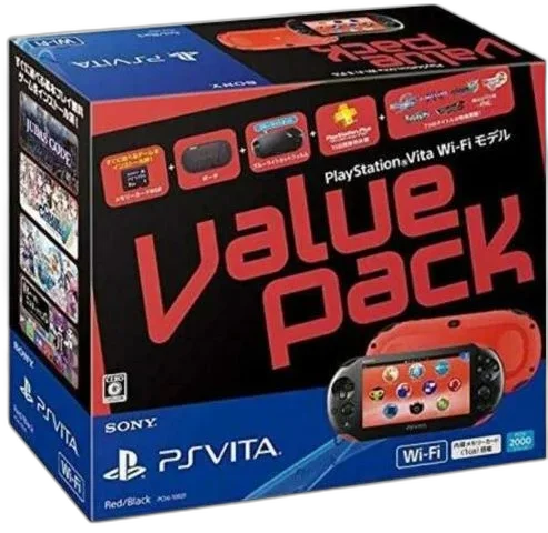 Sony PS Vita Slim Value Pack Red Bundle