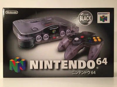 Nintendo 64 Smoke Black Console [JP]
