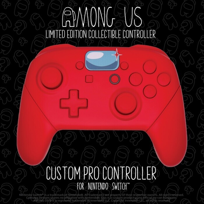  CptnAlex Designs Switch Among Us Pro Controller