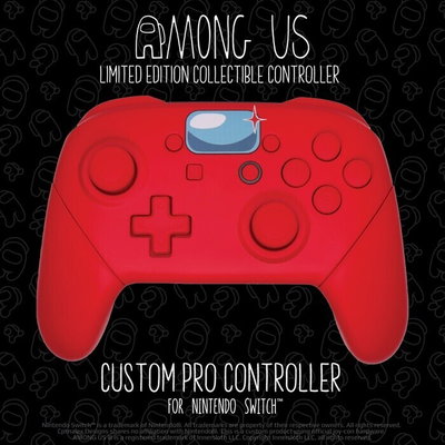 CptnAlex Designs Switch Among Us Pro Controller