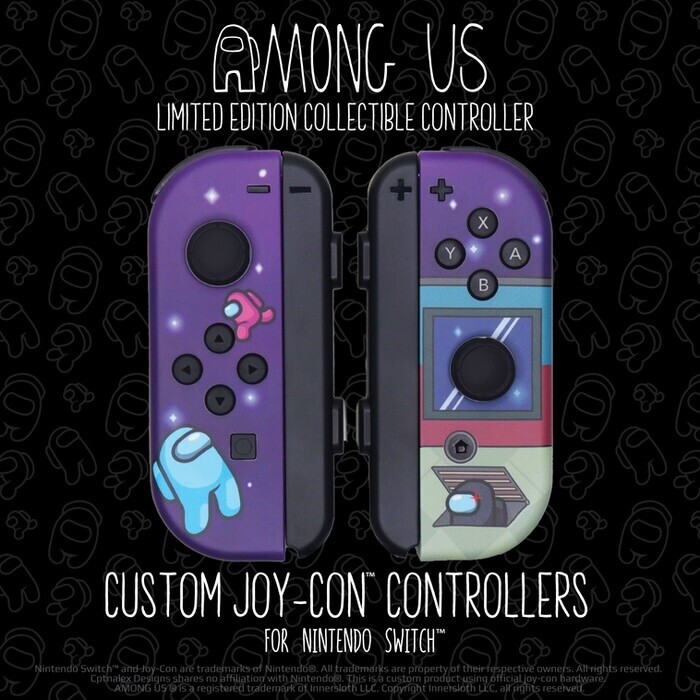  CptnAlex Designs Switch Among Us Joy-cons