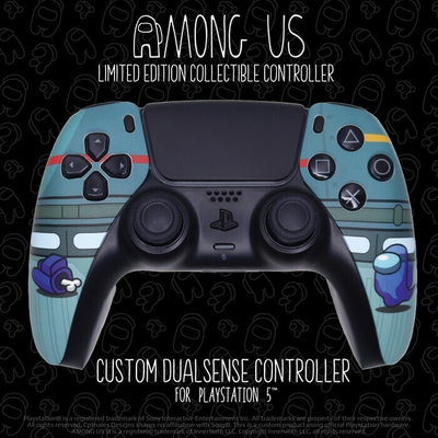 CptnAlex Designs PlayStation 5 Among Us Dualsense Controller