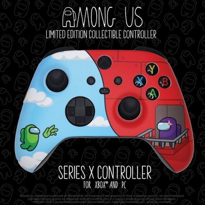 CptnAlex Designs Xbox Series X Among Us Controller