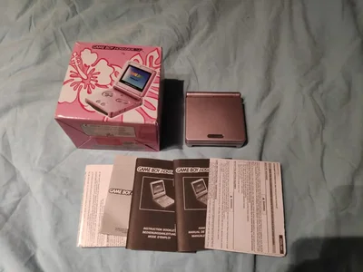Nintendo Game Boy Advance SP  Pearl Pink AGS 101 Console