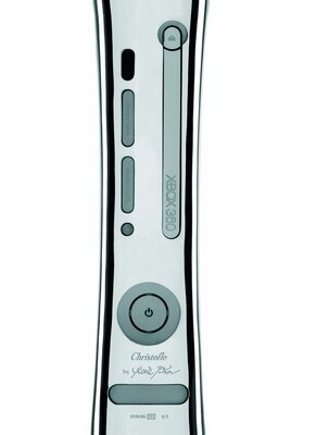  Microsoft Xbox 360 Solid Silver Faceplate