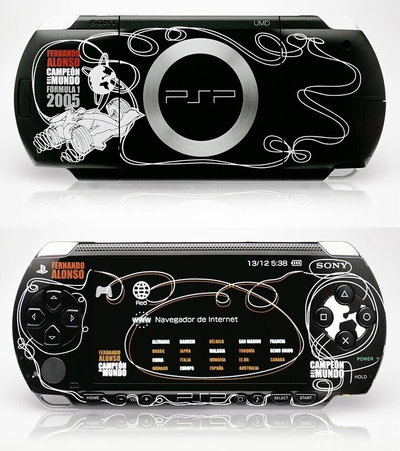 Sony PSP X000 Series 1000 Fernando Alonso Console