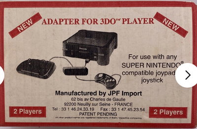 JPF Import 3DO SNES to 3DO adapter
