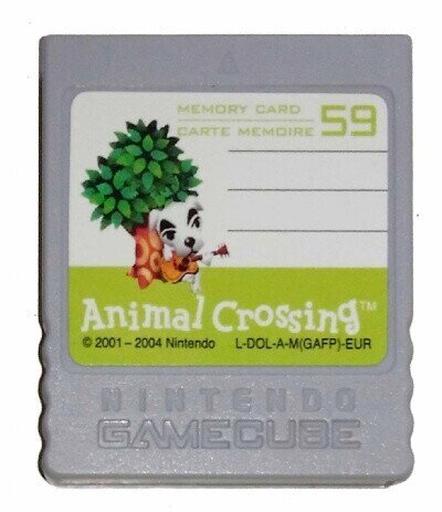 Nintendo Gamecube Animal Crossing Memory Card - K.K. Slider