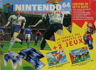  Nintendo 64 International Superstar Soccer 64 Bundle [FR]