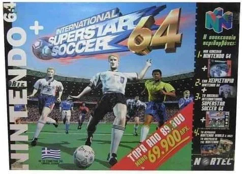  Nintendo 64 International Superstar Soccer 64 Bundle [GR]