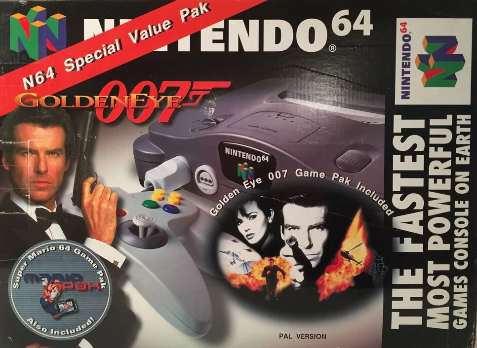  Nintendo 64 James Bond GoldenEye 007 Bundle [SCN]