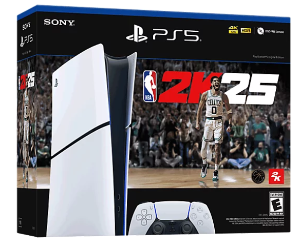 Sony PlayStation 5 Slim Digital Edition NBA 2K25 Bundle