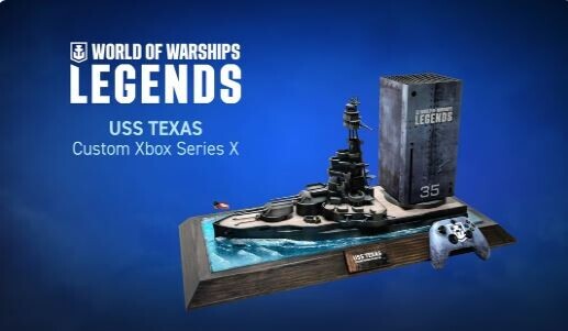  Microsoft Xbox Series X Custom World of Warships: Legends Console