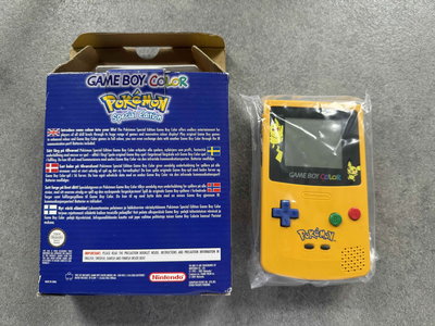 Nintendo Game Boy Color Pokemon Yellow Console [SCN]