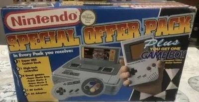 SNES Special Offer Pack + Game Boy Console