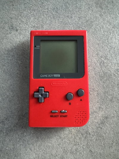 Nintendo Game Boy Pocket Red Mani Limited Console [HK]