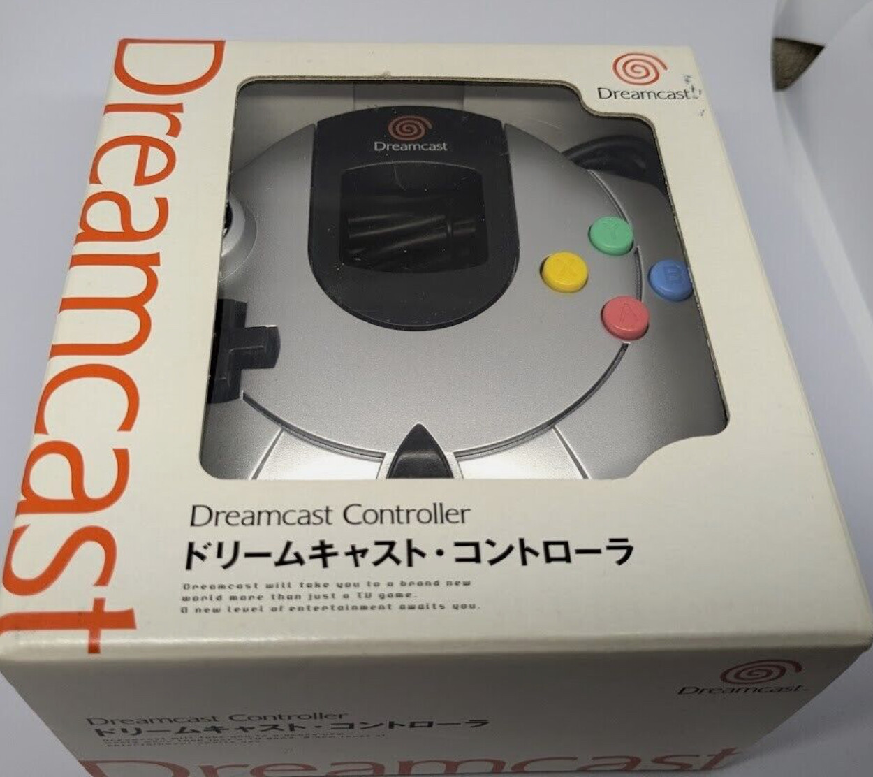 Sega Dreamcast Metallic Silver Controller