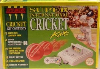  SNES Super International Cricket Console