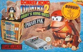 SNES Donkey Kong Country 2 Pirate Pak