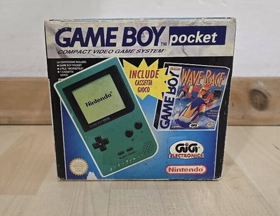 Nintendo Game Boy Pocket Wreen Wave Race Bundle [IT]