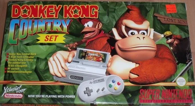 SNES Donkey Kong Country Set Bundle