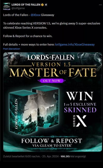 Microsoft Xbox Series X Lords of the Fallen Console