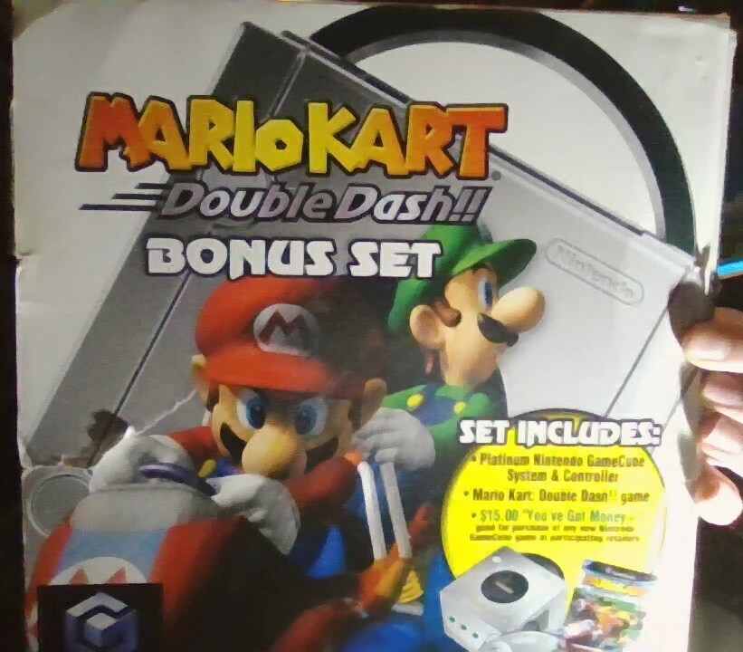  Nintendo Gamecube Mario Kart &quot;Bonus Set&quot; Double Dash Bundle [US]