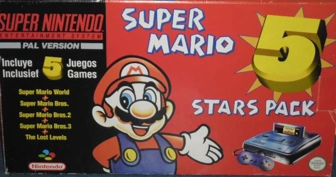  SNES Super Mario 5 Stars Pack