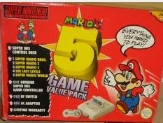  SNES Super Mario 5 Game Value Pack