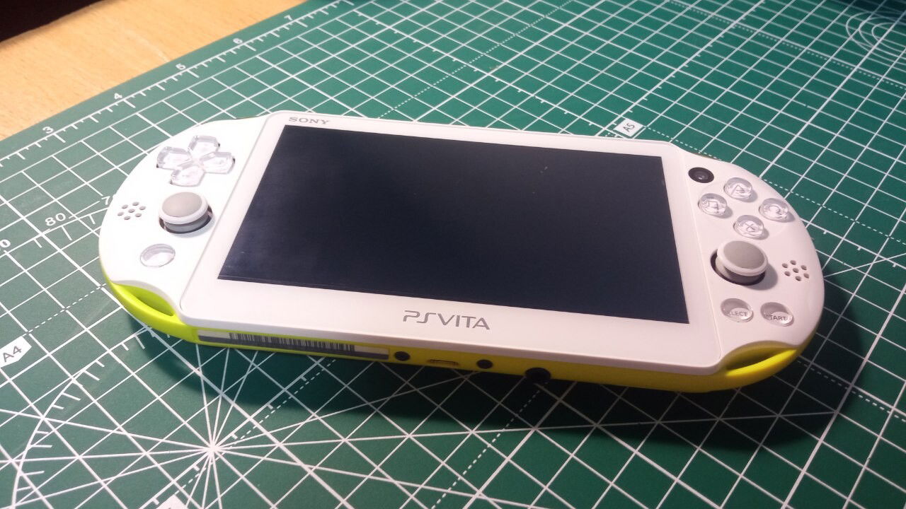 Sony PS Vita Slim Lime Green / White Console - Consolevariations