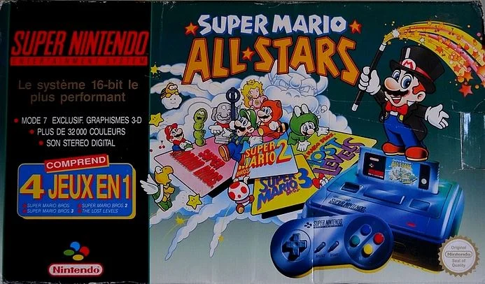  SNES Super Mario All Stars Green Bundle