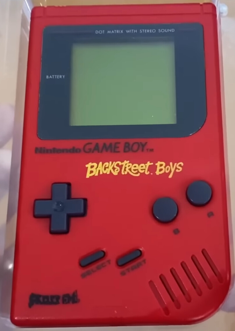 Nintendo Gameboy BackStreetBoys Cross FM Console