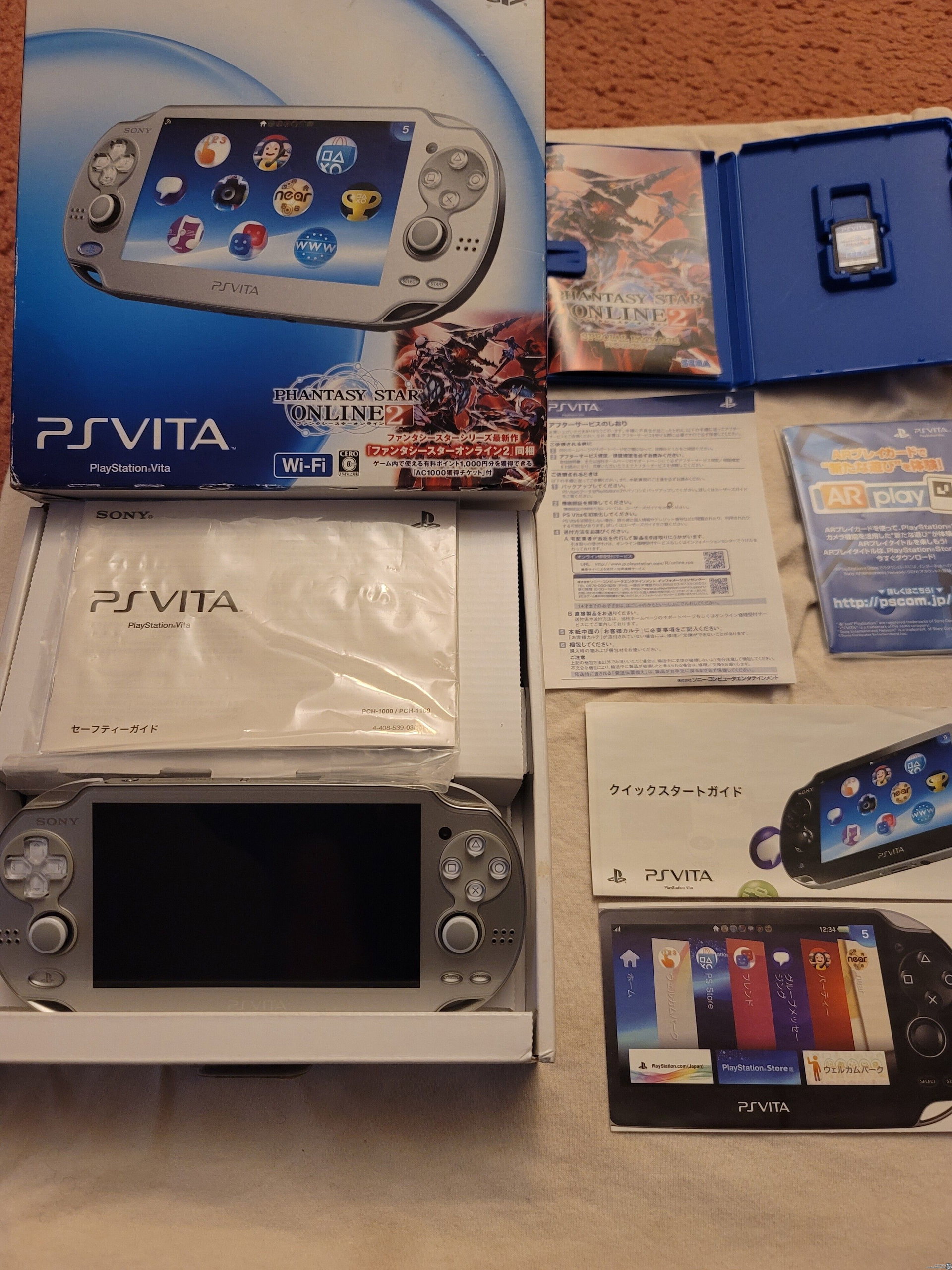 Consolevariations - Sony PlayStation Vita PCHJ-10007 Ice Silver 