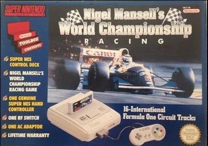  SNES Ningel Mansell&#039;s World Championship Bundle