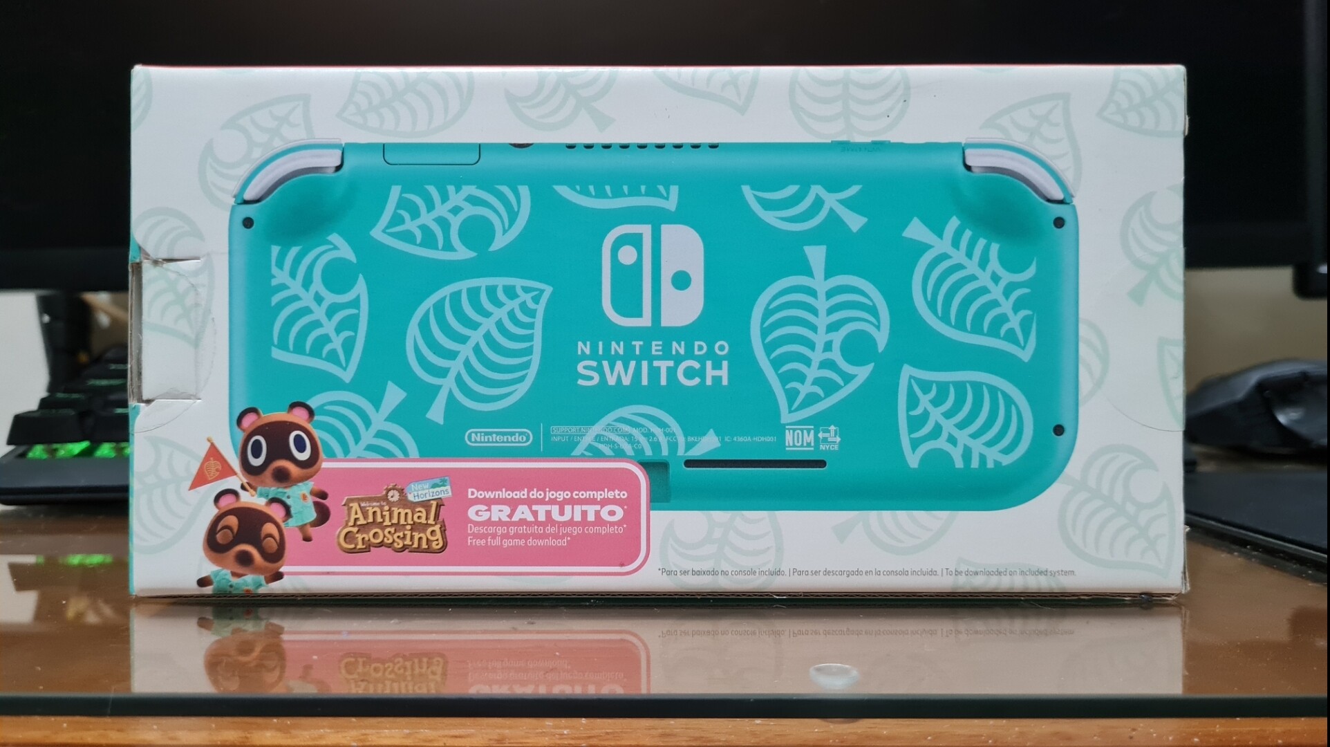 Nintendo Switch Lite Turquoise Timmy &amp; Tommy&#039;s Aloha Console [BR] 