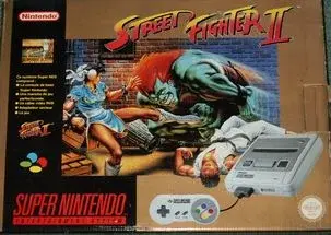 SNES Street Fighter II Gold Console