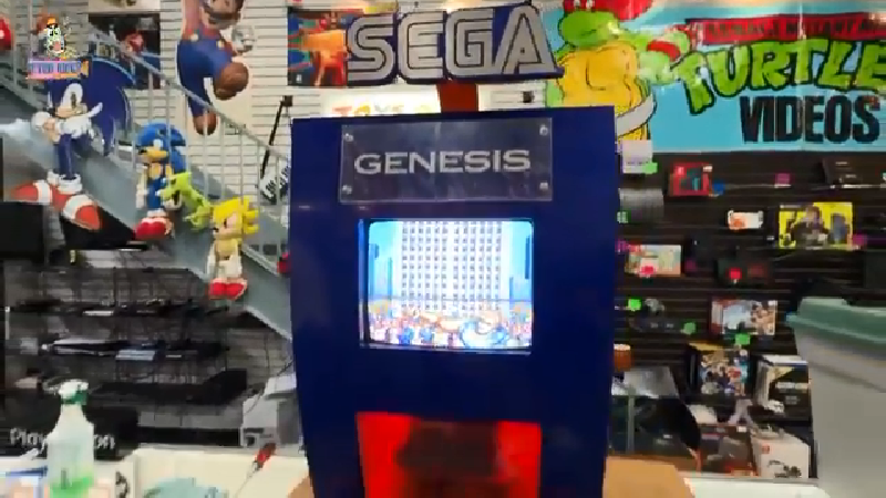  Sega Genesis Mega Drive Tabletop Kiosk