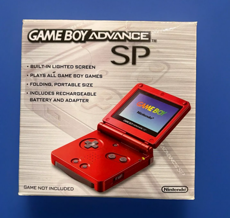 Nintendo Game Boy Advance SP Red Australian Console