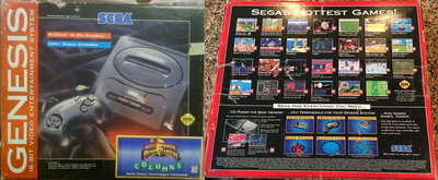 Sega Genesis Power Rangers Columns Bundle