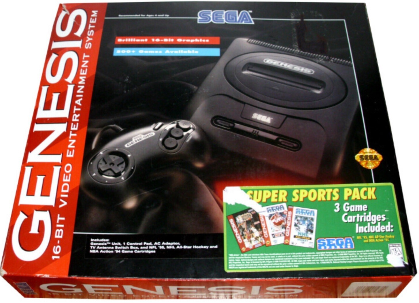  Sega Genesis Super Sports Pack